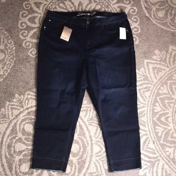 Seven7 Denim - NWT Seven7 18W high rise skinny cropped jeans